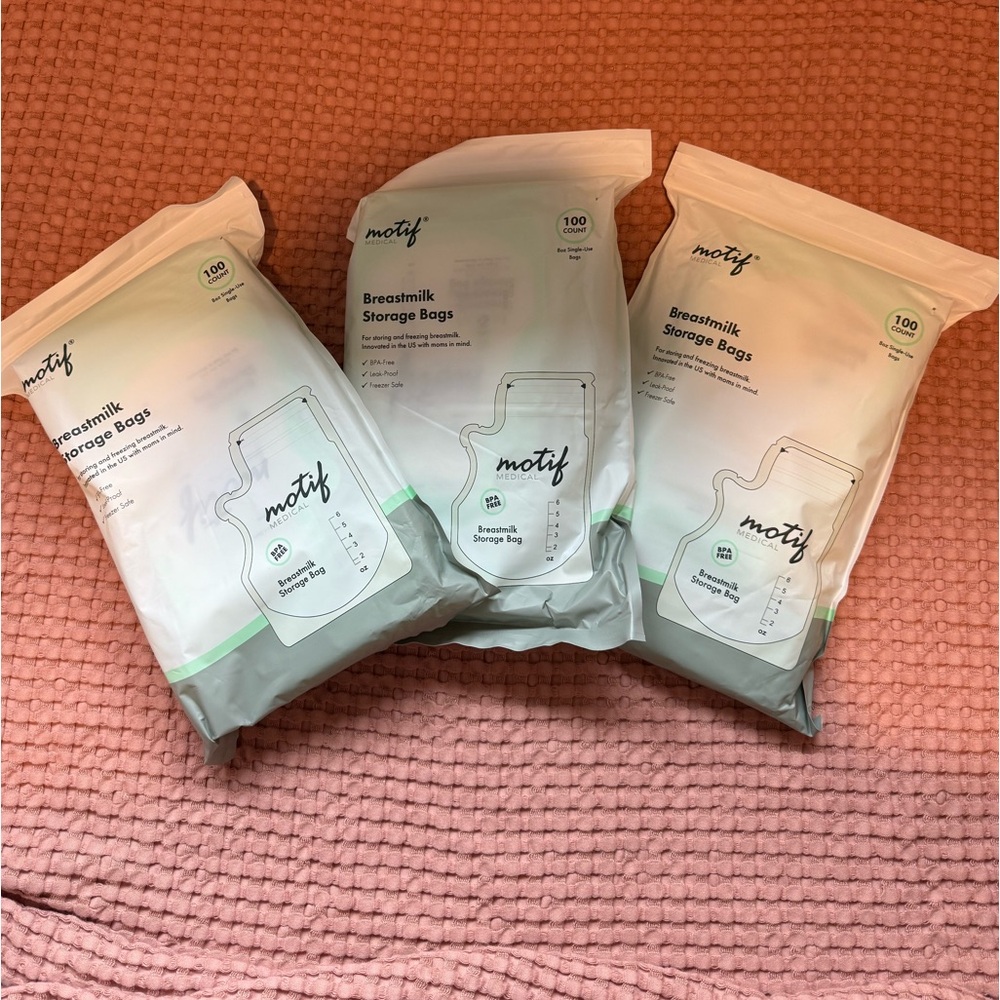 Motif Medical Breastmilk storage bags